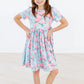 MR Pretty in Pink Flamingos Twirl Dress