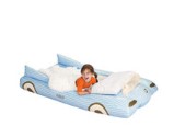 Blue Convertible Sleepover Air Mattress