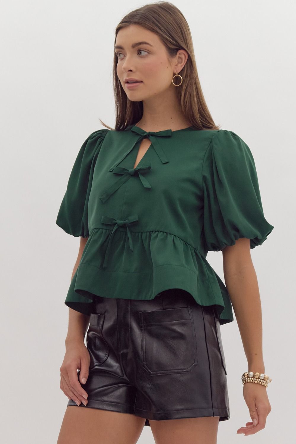 Gimme Green Blouse