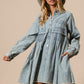 Mineral Washed Denim Dress