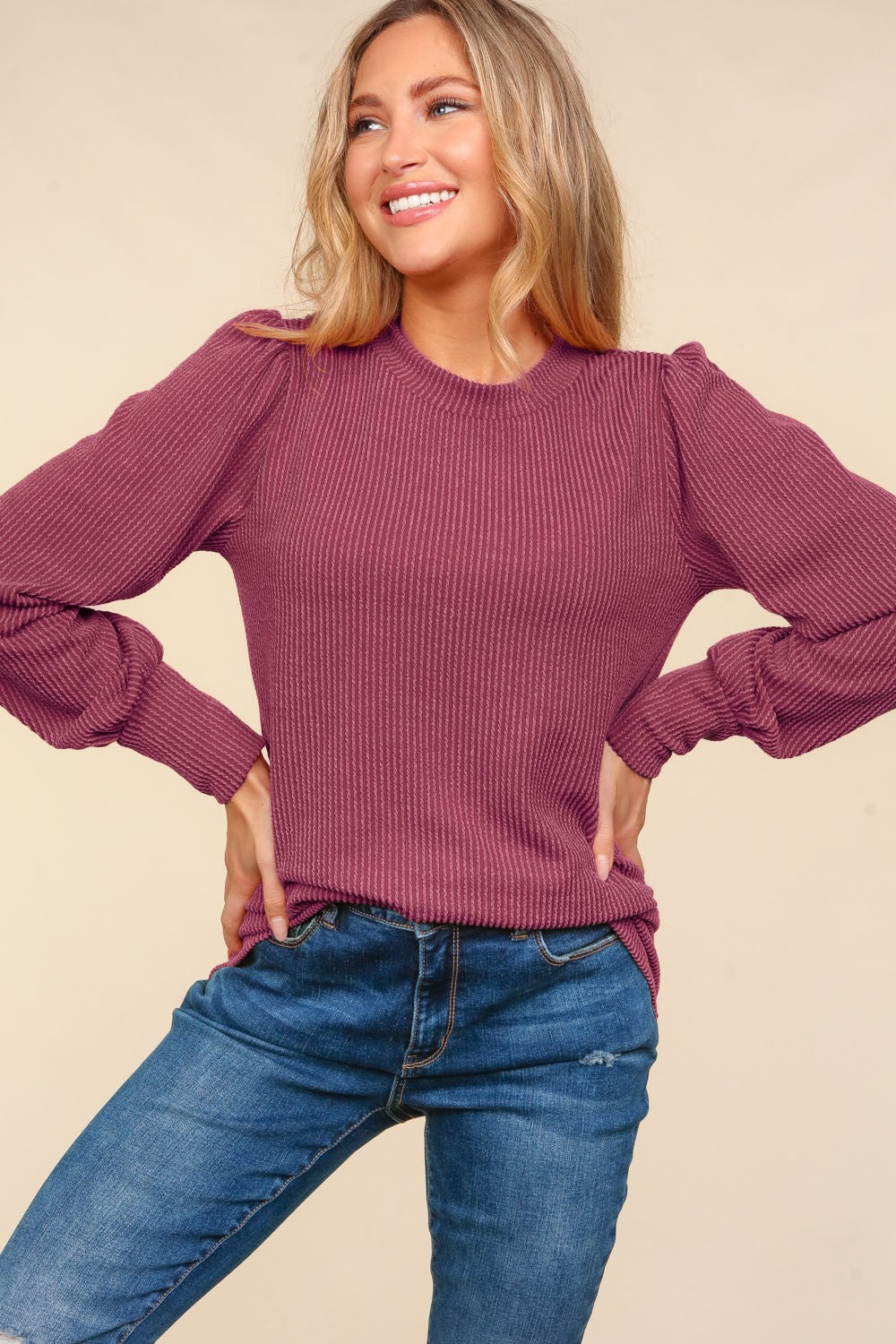 Fall Ribbed Top