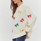 Ribbon Sequin Patch Sweatshirt