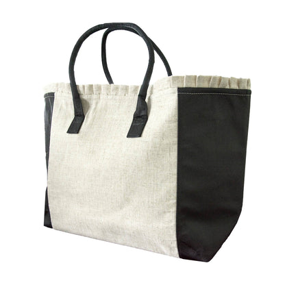 Linen Weekender Tote