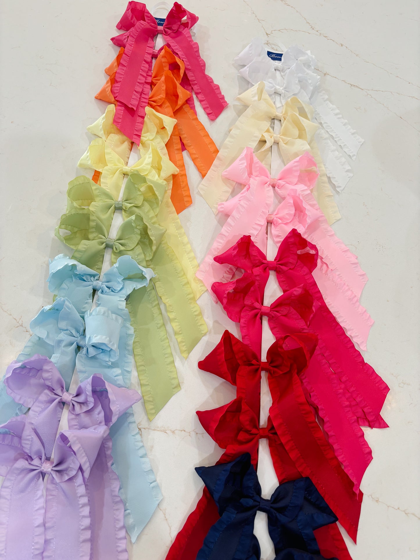 Ruffle Ribbon Bow