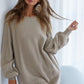 Taupe Crew Neck Pullover