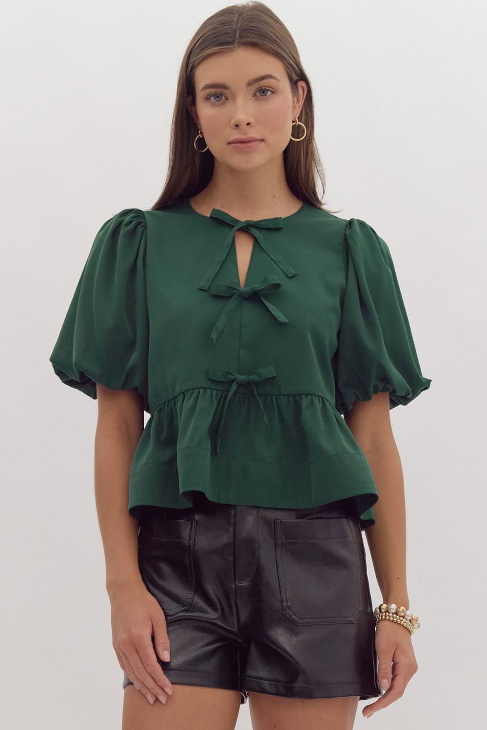 Gimme Green Blouse