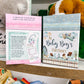 Baby Milestones Card Box