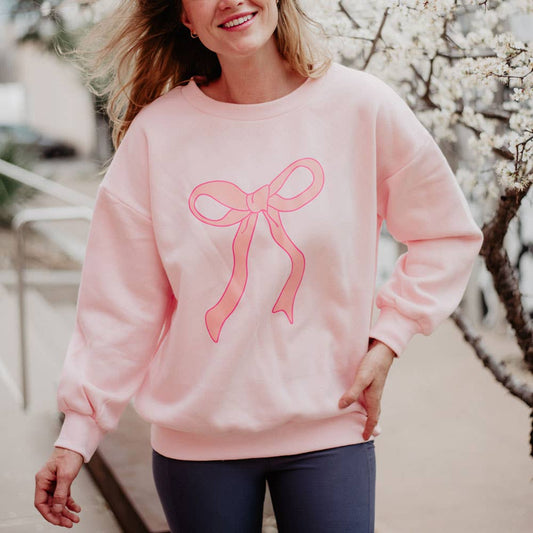 Coquette Bow Crew Sweatshirt