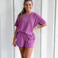 Everyday Comfy Rib Top and Short Set