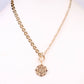 McKeen Charm Toggle Necklace GOLD