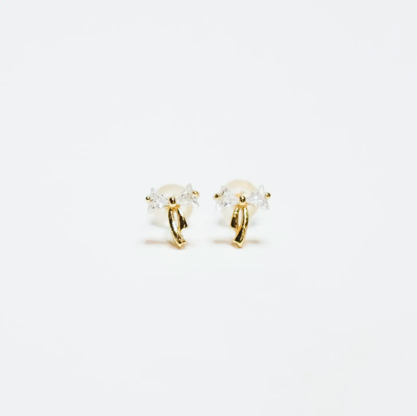 Petite Crystal Bow Earring