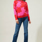 Crocket Floral High Neck Sweater