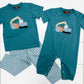 Pumpkin Applique Boys Pant Set MJ