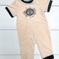 Three Sisters Spider Appliqué Boys Romper