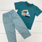 Pumpkin Applique Boys Pant Set MJ