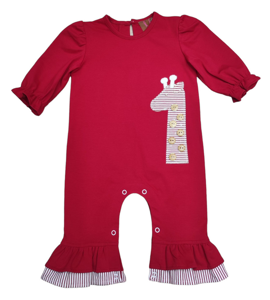 Gabby Giraffe Girls Romper MJ