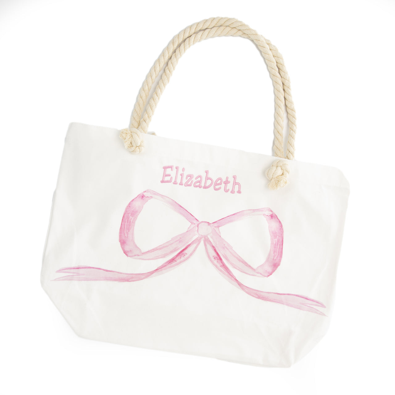 Bow Canvas Tote