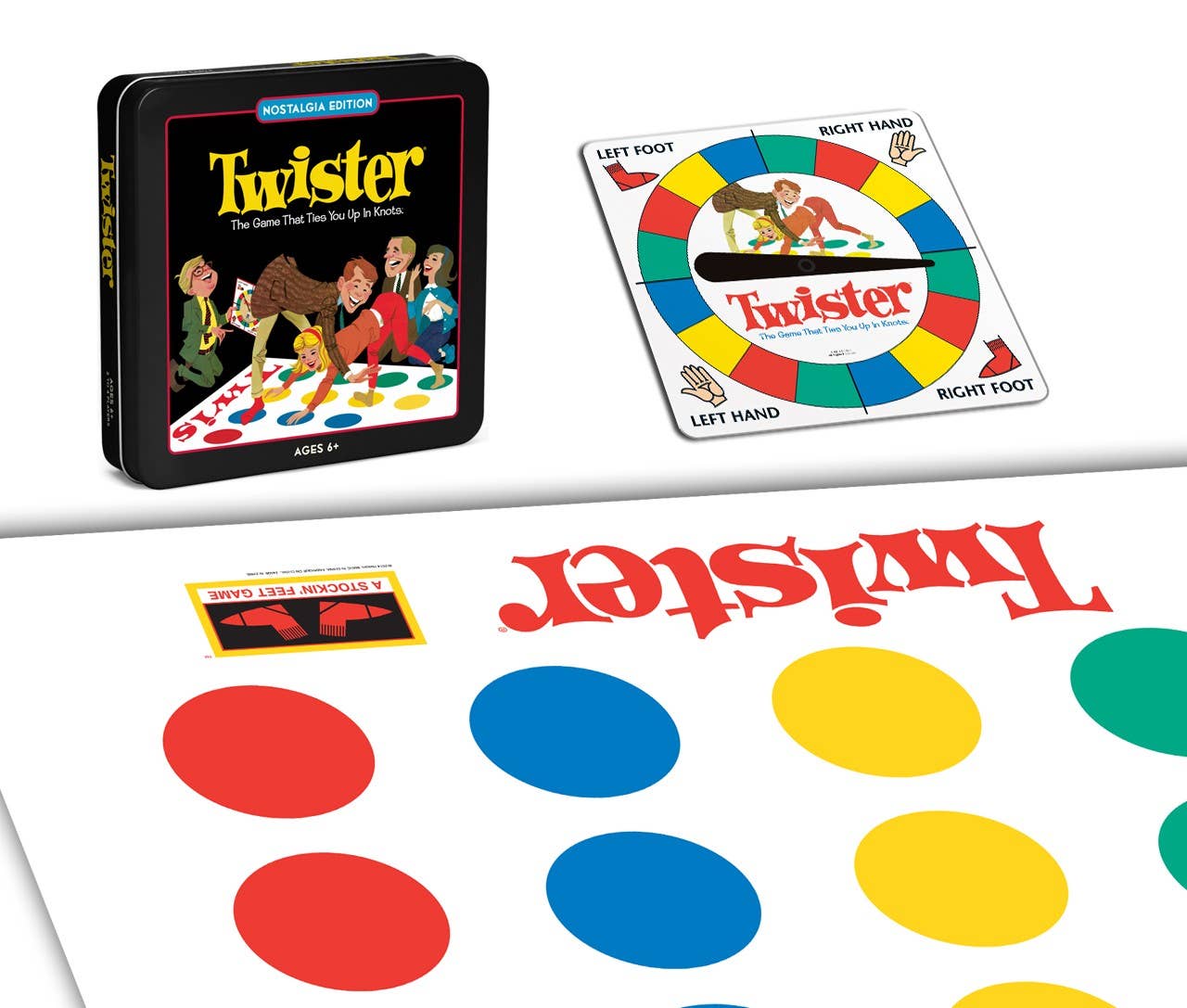 WS Game Company Twister Nostalgia Tin