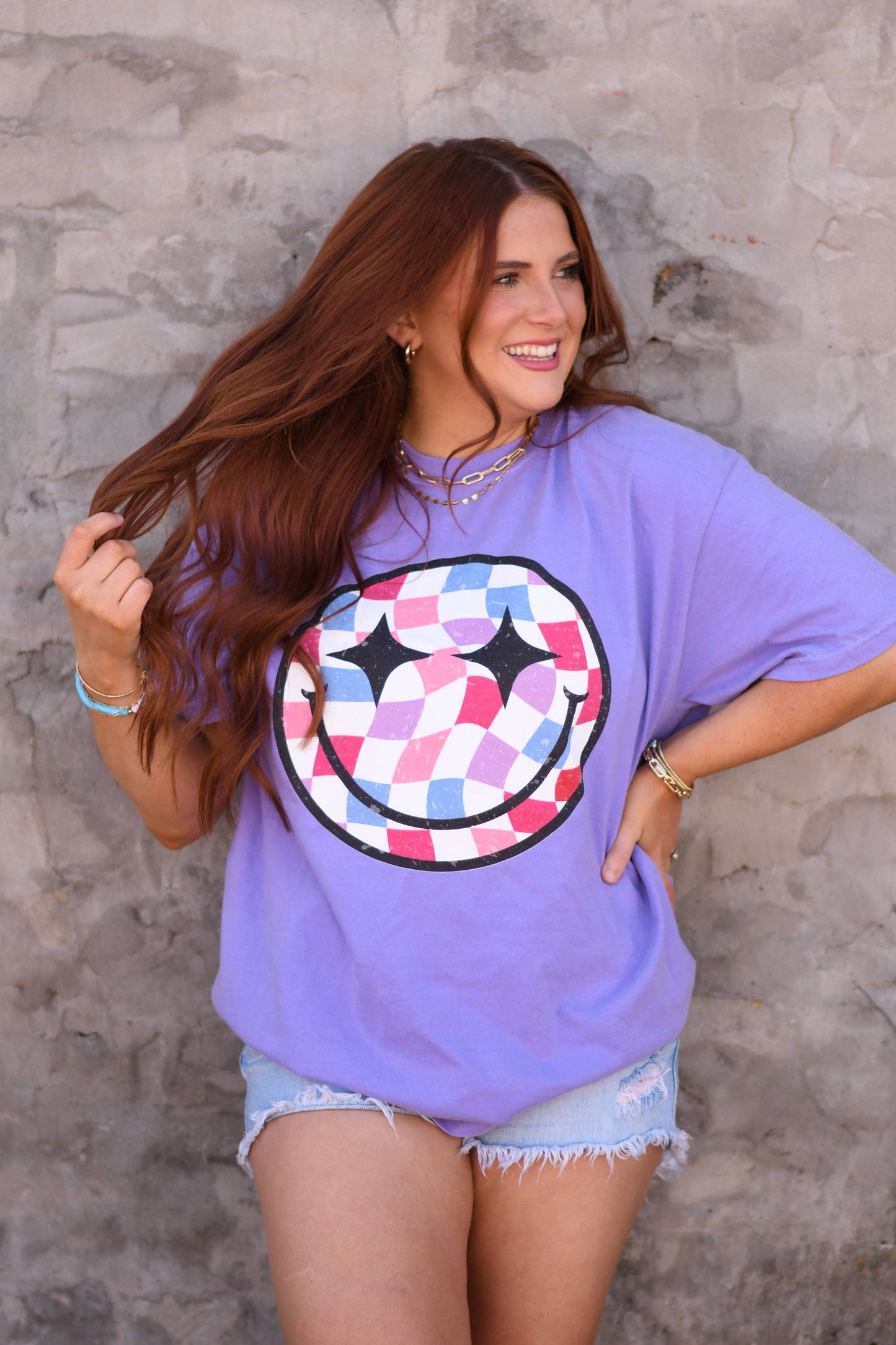 Wild N Out Retro Smiley tee