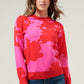 Crocket Floral High Neck Sweater