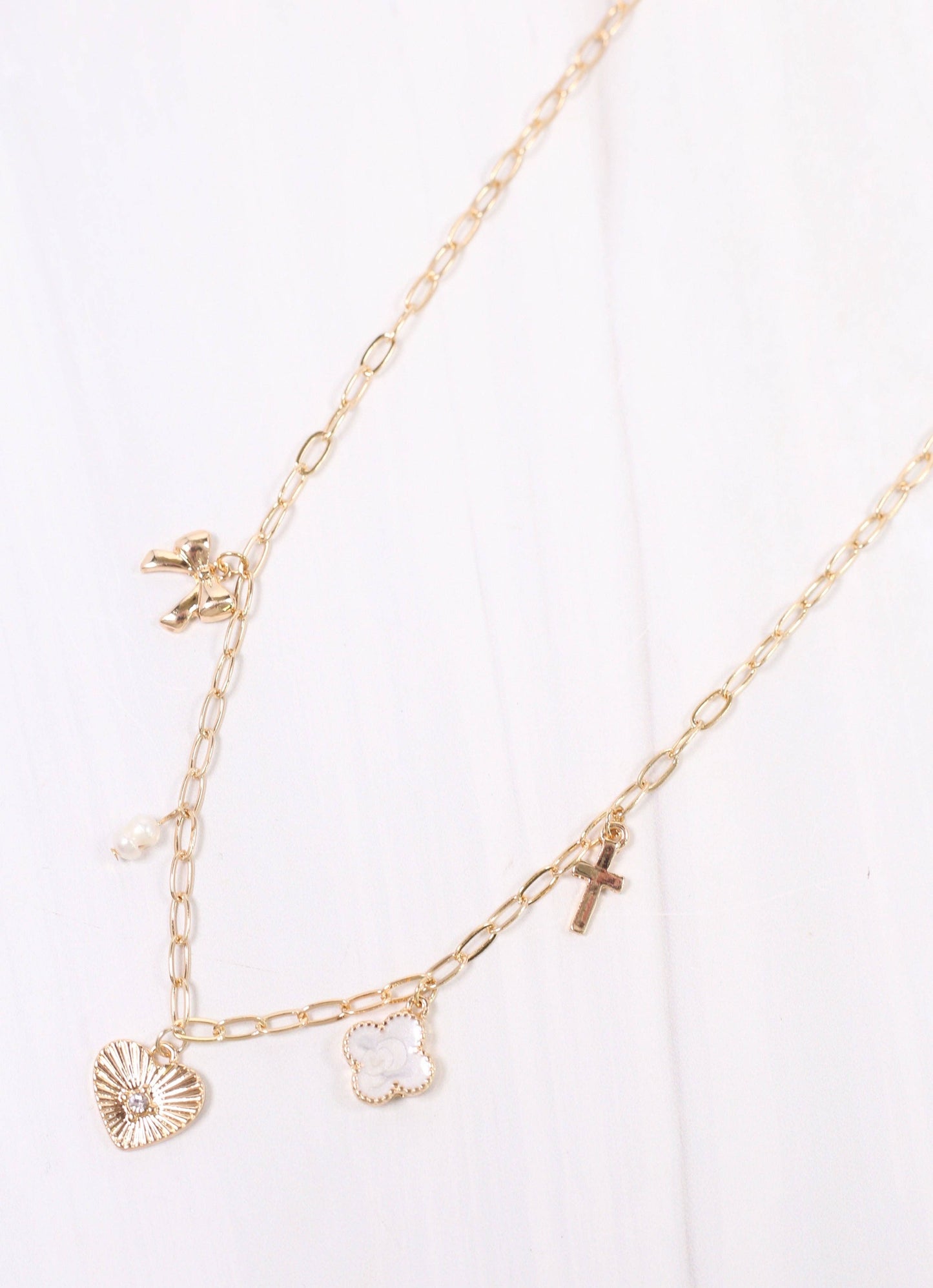 Allisyn Charm Necklace GOLD