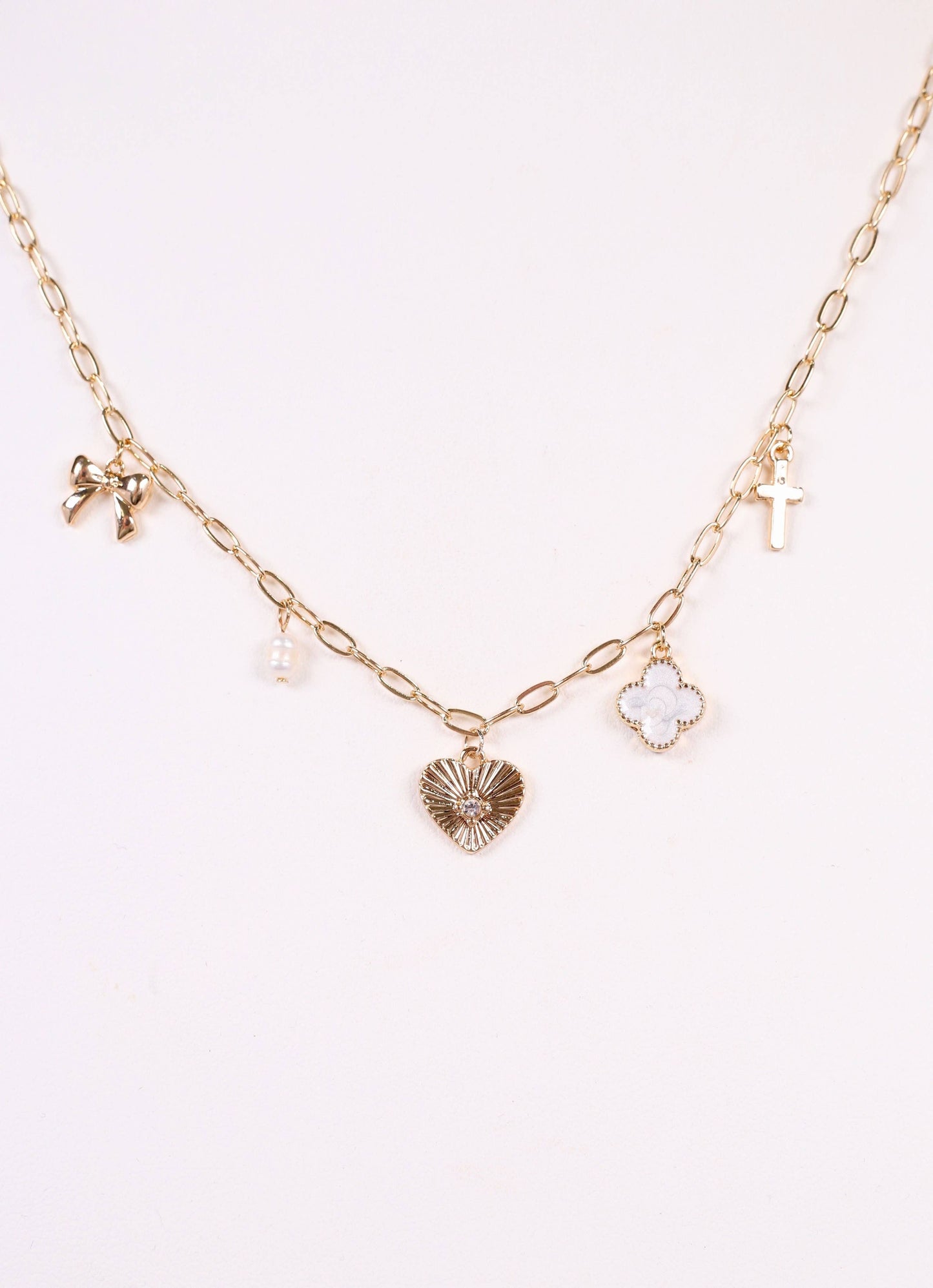 Allisyn Charm Necklace GOLD