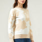 Crocket Floral High Neck Sweater